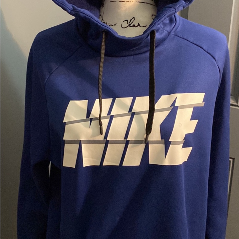 Nike Men's Blue Hoodie Sweater